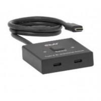 Switch CLUB 3D Bidireccional 8K Uhd 2XUSB-C 2XDP Negro (CSV-2511)