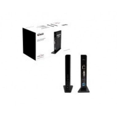 Estaci&oacute;n Docking Club 3D USB-A/HDMI/DVI/RJ45 GbE Negro (CSV-3242HD)