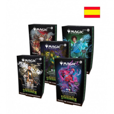 Mazos de Commander Lsecrets Of Strixhaven- Magic The Gathering Espa&ntilde;ol  WIZARDS OF THE COAST