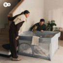 Parque De Juegos Plegable Ziki Gris 120x120cm