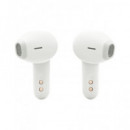 JBL Auricular Bluetooth WAVE FLEX 2 Blanco Manos Libres,Con Estuche de Carga 40H