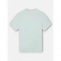 Camiseta SILBON Raqueta Media Aguamarina