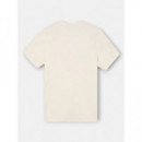 Camiseta SILBON Raqueta Media Crema