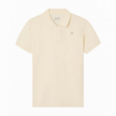 Polo clasico SILBON liso crema