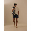 Bañadores Bañador SILBON Etnico Lavado Azul Marino