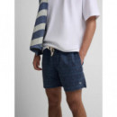 Bañadores Bañador SILBON Etnico Lavado Azul Marino