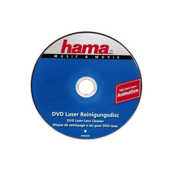HAMA Limpiador de DVD Laser 048496