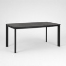 Mesa de jardín NAOS 180x90 cm aluminio y piedra sinterizada TERRAZZA COLLECTION®