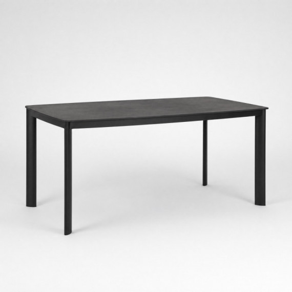 Mesa de jardín NAOS 180x90 cm aluminio y piedra sinterizada TERRAZZA COLLECTION®