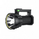 LINTERNA LED GRANDE 2.400MAH NEGRO XO