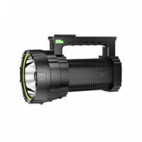 Linterna Led Grande 2.400MAH Negro XO