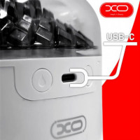 Humidificador Portatil con Luz Ambiental Blanco XO