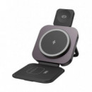 CARGADOR INALÁMBRICO MAGNÉTICO PLEGABLE 3 EN 1 NEGRO XO