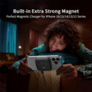 CARGADOR INALÁMBRICO MAGNÉTICO PLEGABLE 3 EN 1 NEGRO XO