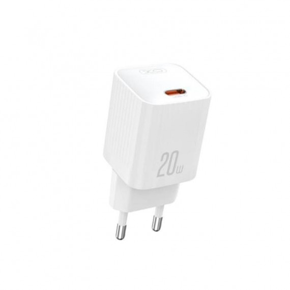 CARGADOR USB-C CON CABLE TYPE-C BLANCO XO