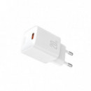 CARGADOR USB-C CON CABLE TYPE-C BLANCO XO