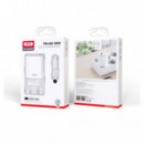 CARGADOR DE CARGA RÁPIDA CON LUZ Y CON CABLE TIPO C BLANCO XO