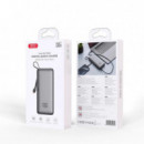 CARGADOR PORTÁTIL CARGA RÁPIDA GRIS XO