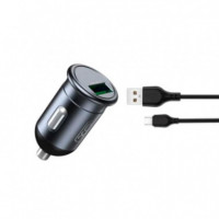 Cargador para Coche con Cable Micro Gris XO