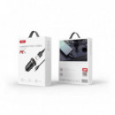 CARGADOR MINI PARA COCHE NEGRO XO