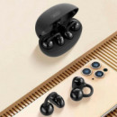 AURICULARES INALÁMBRICOS BLUETOOTH CON CARCASA EFECTO CUERO NEGRO XO