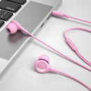 AURICULARES CABLE CON CANCELACIÓN DE SONIDO ROSA XO