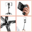 PALO SELFIE MAGNÉTICO MULTIFUNCIÓN 4 EN 1 NEGRO XO