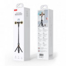 PALO SELFIE BLUETOOTH CON 2 LUCES NEGRO XO