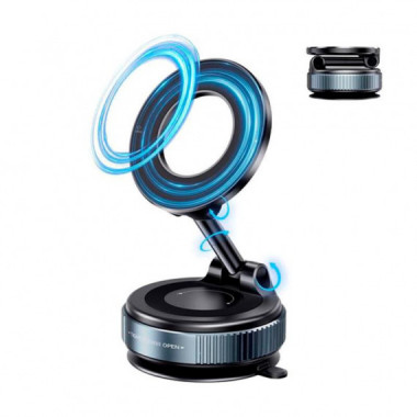 SOPORTE MAGN&Eacute;TICO CON VENTOSA DE SUCCI&Oacute;N Y BLOQUEO NEGRO XO