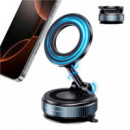 SOPORTE MAGNÉTICO CON VENTOSA DE SUCCIÓN Y BLOQUEO NEGRO XO