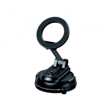 SOPORTE MAGN&Eacute;TICO PARA EL COCHE CON VENTOSA EXTRAIBLE NEGRO XO
