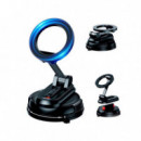 SOPORTE MAGNÉTICO PARA EL COCHE CON VENTOSA EXTRAIBLE NEGRO XO