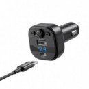CARGADOR INTELIGENTE BLUETOOTH PARA EL COCHE NEGRO XO