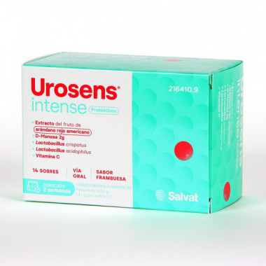 UROSENS Intense 14 Sobres 3,1 G Sabor Frambuesa