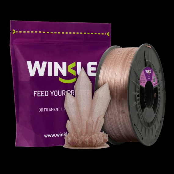 WINKLE FILAMENTO CONFETI PLA-HD TEXTURE 1.75MM 1 KG CUARZO