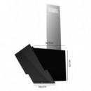 Bolero Flux Dt 608001 Glass Black A++ 60 de Ancho  CECOTEC