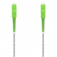 Cable Fibra óptica AISENS G657A2 Sc/apc Simplex 3.0MM Lszh 1M Blanco