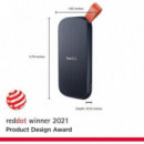 Disco Duro Externo SANDISK Portable Ssd 1TB Usb-c 3.2 SDSSDE30-1T00-G26