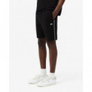 Pantalón Corto LACOSTE de Felpa de Corte Regular con Raya de Logotipo