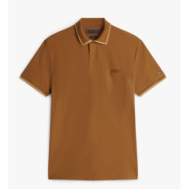 TOMMY HILFIGER - Twill Embro Logo Reg Polo - Gwp - F|MW0MW41607/GWP