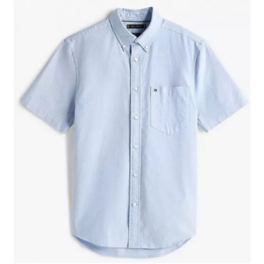 TOMMY HILFIGER - HERITAGE OXFORD RF SHIRT S/S - LXY - F|MW0MW36272/LXY