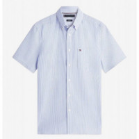 TOMMY HILFIGER - Seersucker Bengal Stripe Shirt - 0A4 - F|MW0MW42407/0A4