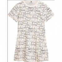 TOMMY HILFIGER - Interlock T-shirt Ss Dress - 0K4 - F|WW0WW49772/0K4