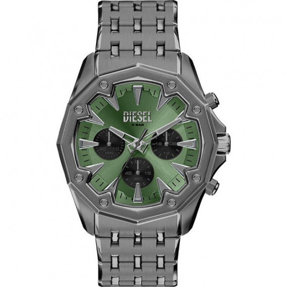 RELOJ STINGER GUNMETAL E/VERDE