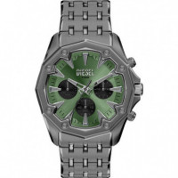 Reloj Stinger Gunmetal E/verde  DIESEL