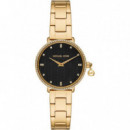 Reloj Pyper Dorado E/negra  MICHAEL KORS