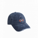 Gorra SILBON Raqueta Etnica Azul Marino