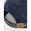 Gorra SILBON Raqueta Etnica Azul Marino