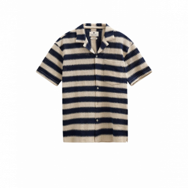 Camisas Camisa ANERKJENDT Leander Stripe Lace