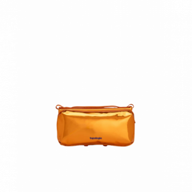 Bolsos Bolso TOPOLOGIE Bottle Sacoche Medium Orange Metallic